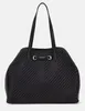 Guess Vikky II Woven Shopper Tasche in Schwarz für Damen – Produktbild-Vorschau 1