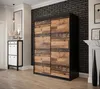 A bedroom or hallway with a wardrobe, shoe cabinet, and decorative elements. Produktbild-Vorschau