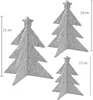 XMAS Weihnachtsdekoration Filz Weihnachtsbaum 3er-Set 15, Produktbild-Vorschau 3