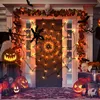 Halloween-Spinnennetz-Lichterkette – Plüsch – 70 LEDs – Produktbild-Vorschau 4
