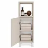 Badezimmerschrank Stehend, MDF 18 mm, Soft-Close, 3 Regale, Produktbild-Vorschau 6