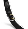 Elegante cintura elastica in tessuto nero solido Anteprima dell’immagine prodotto 14