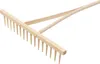 Holzrechen, 16 Zinken, für Heu, für Laub, Holzstiel Produktbild-Vorschau 2