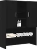 Waschmaschinenschrank Schwarz Eichen-Optik 70,5x25,5x90 cm, Produktbild-Vorschau 4