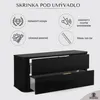 RODAN | Kupelnova Skrinka - 120 CM - Čierny Matný - MDF - 2 Náhľad obrázku produktu 3