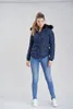 Marikoo Lotusblüte Damen Winter Steppjacke mit Kapuze Produktbild-Vorschau 3