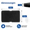 Sockelfilter 3x passend wie Beko 2964840100 Schaumfilter Produktbild-Vorschau 4