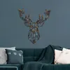 Wallity, Deer - 3, Nachbildungatives Wandaccessoire aus Produktbild-Vorschau 3