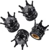 INF Schwarze ABS Kronen Ventilkappen mit Strass 4er Set für Produktbild-Vorschau 2