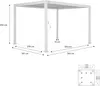 sweeek - Bioklimatische Pergola mit Lamellendach Triomphe Produktbild-Vorschau 8