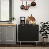 HOMCOM Buffet cuisine, meuble de rangement, avec 2 portes, Voir les images du produit 2