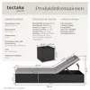 tectake®️ Dvojité ratanové lehátko se stolkem Carbonera – Náhled obrázku produktu 5