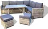 HOME DELUXE - Polyrattan Sitzgruppe BAHIA- inkl. Hocker, Produktbild-Vorschau 1