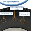 5.00x10 Zespół koła i opony do przyczepy 4 kolce 100 mm PCD Podgląd zdjęcia produktu 6