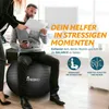 TRESKO Gym lopta (čierna, 75 cm) s pumpou Fitness lopta Náhľad obrázku produktu 3