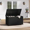 Yaheetech Polyrattan Gartenbox mit Rollen & Deckel, 650 L Produktbild-Vorschau 2