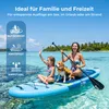 SUP-Board 320x84x15 cm, Bis zu 160 kg, extra breites iSUP, Produktbild-Vorschau 11