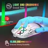 A robotic hand is shown interacting with a gaming mouse, with colorful lights in the background. Produktbild-Vorschau