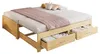 Canapé-lit convertible 90 x 190 à 180 x 190 cm en pin Voir les images du produit 9