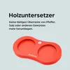 Salz und Pfeffermühle Set Hochglanz Orange 22 cm – Produktbild-Vorschau 7