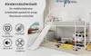 Łóżko piętrowe Sweiko twin over twin ze zjeżdżalnią do Podgląd zdjęcia produktu 5