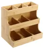 bambusowy organizer na torebki herbaty z 9 przegrodami Podgląd zdjęcia produktu 1