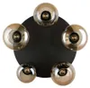 5-lichts plafondlamp Lumina zwart met amber glas Productafbeelding-voorbeeld 7
