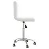 vidaXL Chaise de bureau Pivotante Blanc Similicuir Voir les images du produit 4