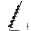 L80cm Erdbohrer Pfahlbohrer mit SDS-Plus, Ø10cm Manganstahl Produktbild-Vorschau 1