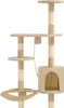 vidaXL Tiragraffi a muro con graffiatoi in sisal 194 cm Anteprima dell’immagine prodotto 14