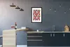 MuchoWow® MuchoWow® Gerahmtes Poster Blumen - Rosen - Lila Produktbild-Vorschau 2
