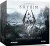 The image shows the box of the board game 'The Elder Scrolls V: Skyrim - Das Abenteuerspiel' against a backdrop of mountains and a valley. Podgląd zdjęcia produktu