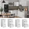 Mobiletto base per cucina Vicco R-Line Bianco lucido 40 cm Anteprima dell’immagine prodotto 3