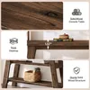 Consolle in legno massiccio, tavolo da ingresso in stile Anteprima dell’immagine prodotto 8