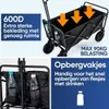 Chariot pliable - Avalo - Jusqu'à 90KG - 80x47x49 CM - 80L Voir les images du produit 17