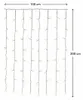 Vorhangleuchten LED außen transparent 2 Meter Produktbild-Vorschau 4