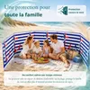 Lantigo Paravent de Plage Ancre rouge et bleue 10 m Voir les images du produit 4