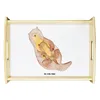 Mr. & Mrs. Panda tablett holz Otter Kind - Weiß - Geschenk, Produktbild-Vorschau 2
