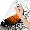 Muralo netkaná tapeta BASKETBALL prasknutá nástenná Náhľad obrázku produktu 3