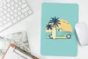 MuchoWow® Mauspad Mousepad Auto - Sonne - Surfbrett - Palme Produktbild-Vorschau 5