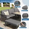 Set di mobili da giardino Fliek, 5 pezzi, set da salotto da Anteprima dell’immagine prodotto 5