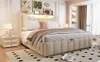 Letto imbottito 140x200 cm con spazio contenitore Anteprima dell’immagine prodotto 13