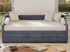 Ausziehbares Doppelschlafsofa 90/180 x 200 cm, Lattenrost, Produktbild-Vorschau 6