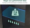 SONNI Schwarz hochglanz Vitrinenschrank mit LED beleuchtung Produktbild-Vorschau 10