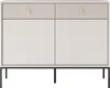 Kommode MIDNIGHT 2D2S mit zwei Schubladen auf Gestell Produktbild-Vorschau 5