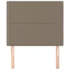vidaXL Kopfteil Taupe 90x5x118/128 cm Stoff Produktbild-Vorschau 3