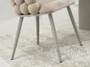 Designerskie krzesło do jadalni NAHIDA - beż/szary Podgląd zdjęcia produktu 4
