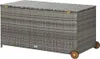 vidaXL Záhradný box na vankúše svetlosivý 120x65x61 cm Náhľad obrázku produktu 5