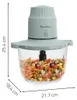 Hachoir Moulinex Choppeo DJ603110 2L 500W Bleu Voir les images du produit 3