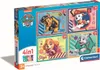 Clementoni 21526 - Paw Patrol - 4 in 1 Puzzle Supercolor Produktbild-Vorschau 1